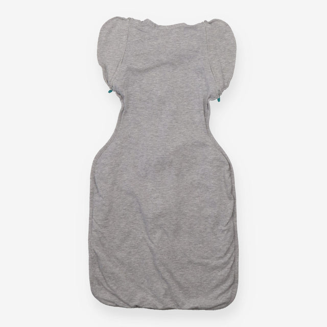 Swaddle Up with Removable Arms Grey and White Twil