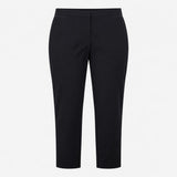 Navy Tailored Straight Leg Stretch Trousers