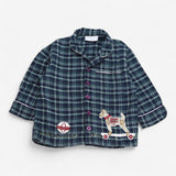 Pyjamas Green check dog