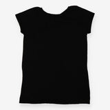 T-shirt black with lace detail - maternity