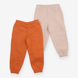 Joggers cream and orange 2 Pack