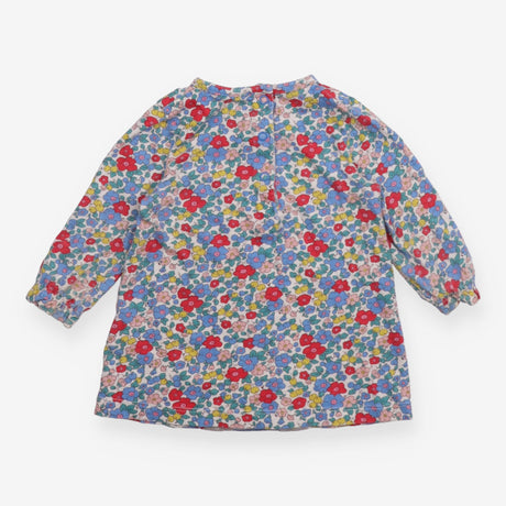 Dress long sleeve floral rabbit