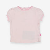 T-shirt Pink and White Stripe - Buttons on back