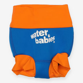 Blue Swim Nappy Orange Waist