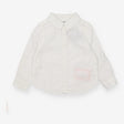 Shirt Long Sleeve White Blue Diamonds