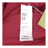 Burgundy Ruffle Button Front Maxi Dress