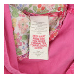 Skirt pink cord tiered 