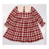 Binky Vintage-Inspired Dress Red and Cream Check R