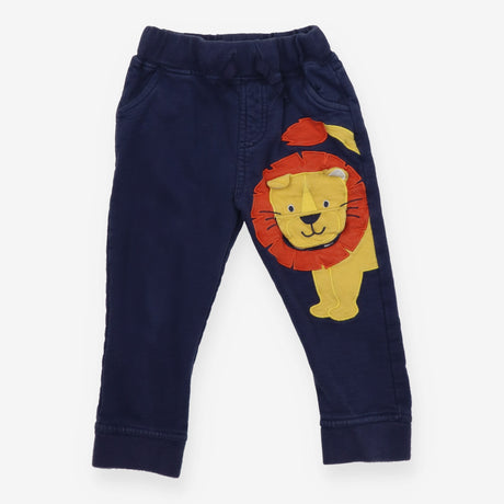 Blue Joggers with Roaring Lion