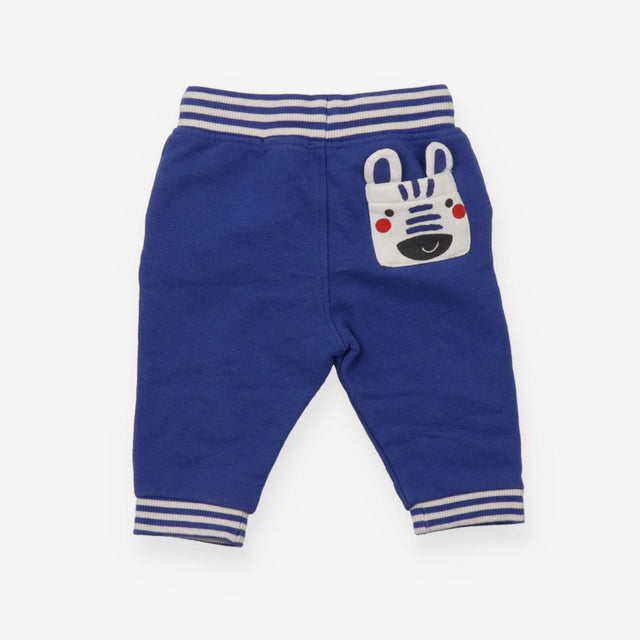 Blue Trousers with Zebra Pocket 