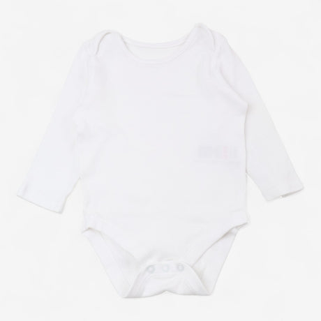  Bodysuits Long Sleeve White 3-Pack