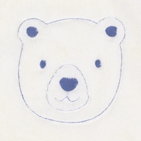 Sweater fur cream bear face