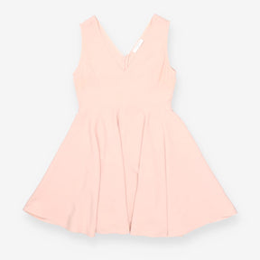 in wash Sandro Baby Pink V‑Neck A‑Line Dress – Cre