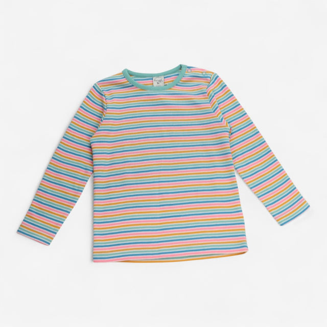 T-Shirt Lucia Long Sleeve Multi Coloured Striped