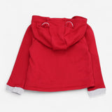 Hoodie Red with Polar Bear