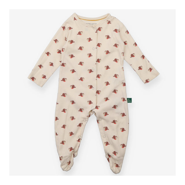 Sleepsuit cream robins