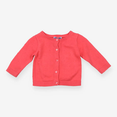 Coral bobble knit cardigan 