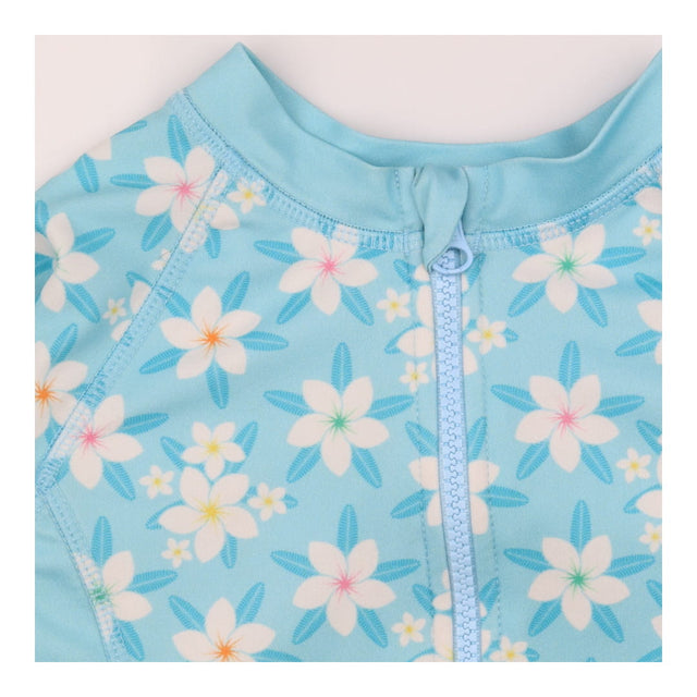 Blue Tropical Swimming Costume - Sandy Feet