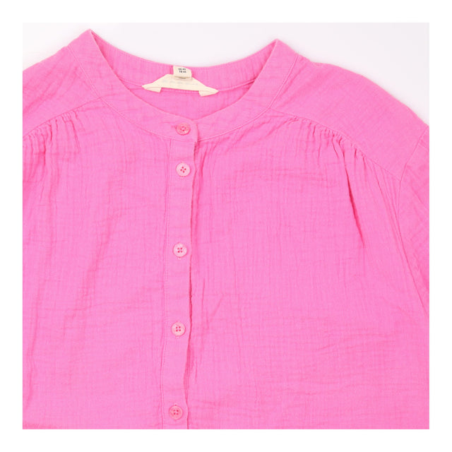 Pink Cotton Gauze Blouse