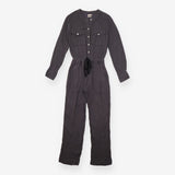 Jumpsuit Organic Cotton Gauze Washed Black