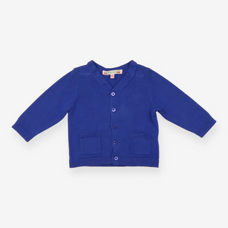 Royal blue knit cardigan