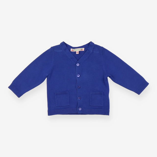 Royal blue knit cardigan