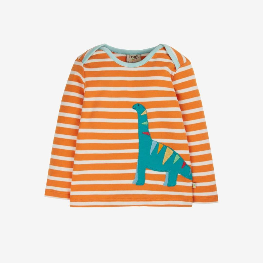 Bobby applique top jurassic coast