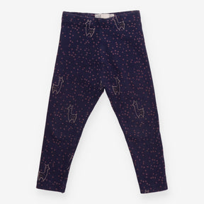 Leggings navy llama