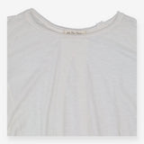 Top White Long Sleeve Asymmetric Top