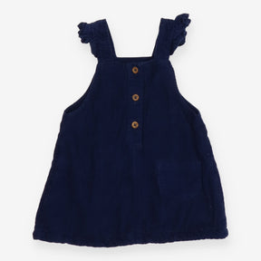 Pinafore navy cord