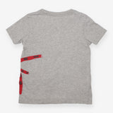 T-Shirt Grey with Red Spider Applique