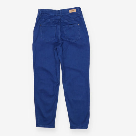 Numph Nustormy Stretch Straight Leg Jeans Blue Den