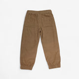 Trousers Light Brown Lined Cords with Cuffs