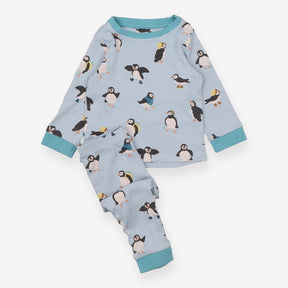 Pyjamas Blue Adventure Penguins