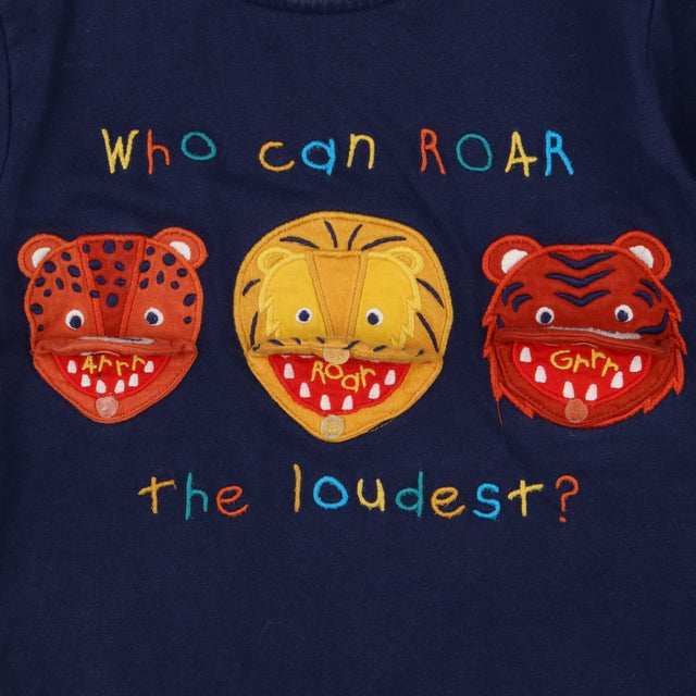 T-shirt long sleeve who can roar the loudest?