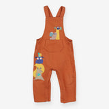 Dungarees jersey rust owl snail