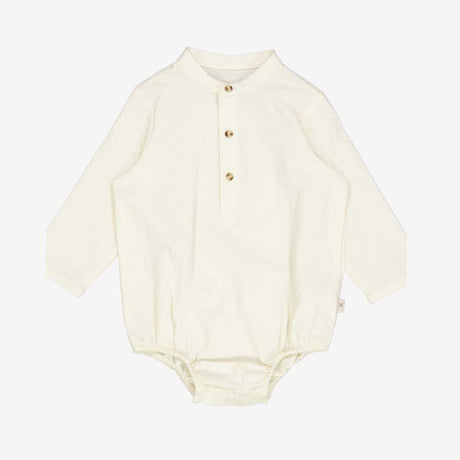 Eggshell Victor romper shirt
