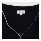 Claudie Pierlot Black Long Sleeve Blouse – Silver 