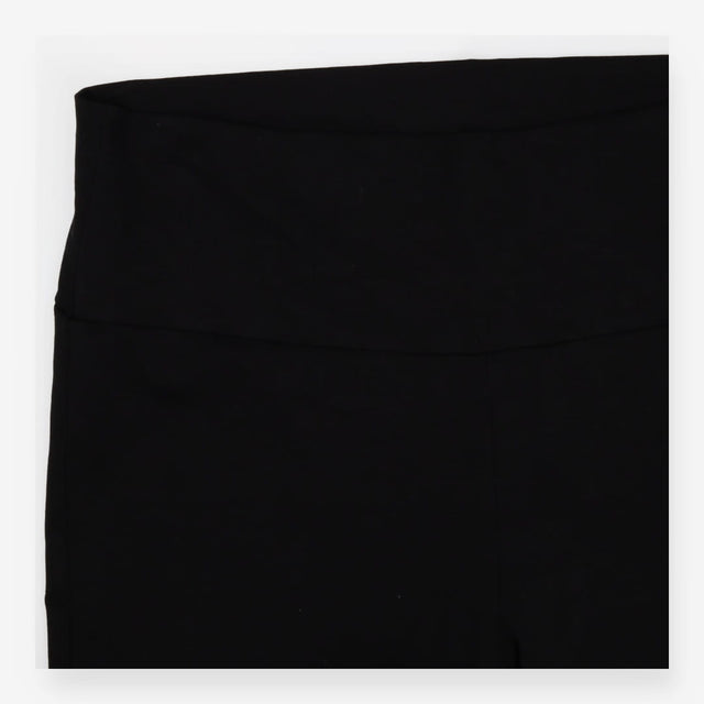 Black overbump maternity everyday work trousers