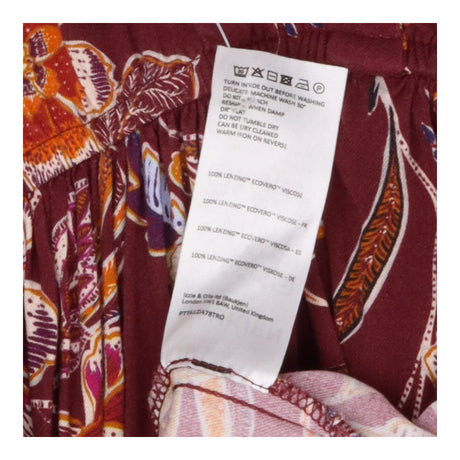 Gwyneth Dress Garnet Woodland Print Jersey Midi