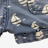 Blue Sail Boat Shorts