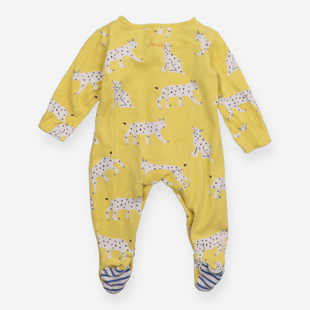 Yellow Big Cats Sleepsuit