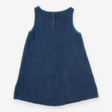 Dress Cord Pinafore Blue Plane