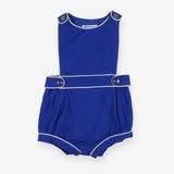 Royal blue shortie romper
