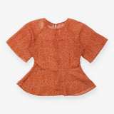 Sunday in Brooklyn Anthropologie Rust Polka Dot Pe