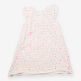 Nighty sleeveless white floral 
