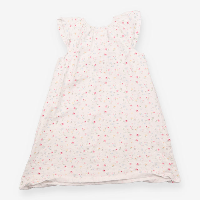 Nighty sleeveless white floral 