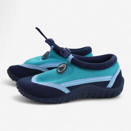 Beach Shoes Teal and Navy