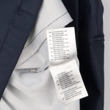 Rain Coat Navy with Detachable Hood