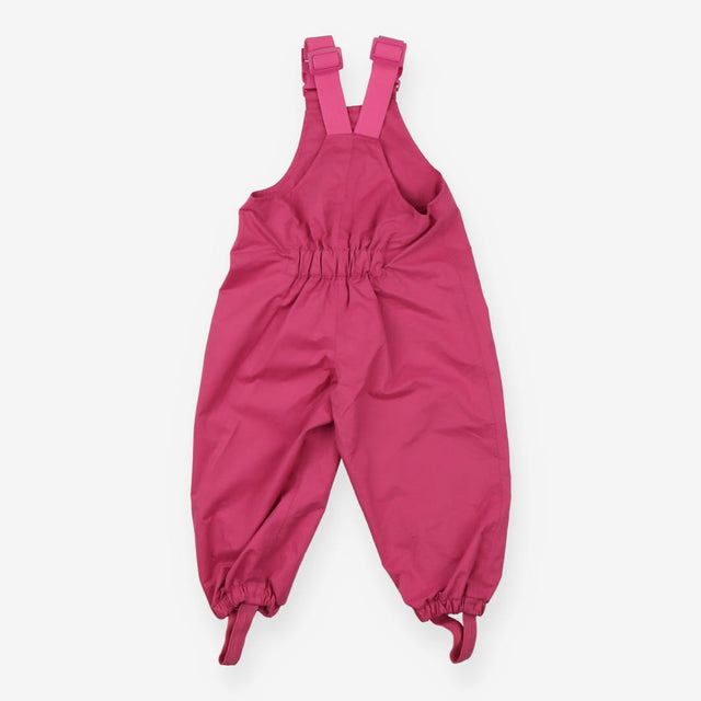 Pink Waterproof Dungarees Packaway